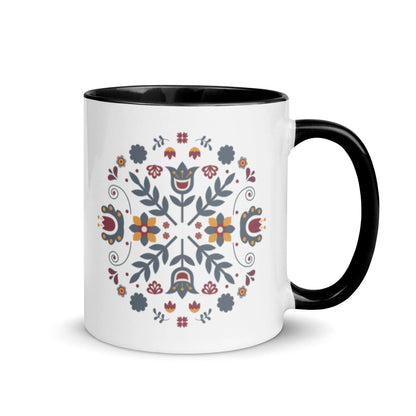 Scandinavian Folk Art Mug - The Global Wanderer