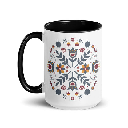 Scandinavian Folk Art Mug - The Global Wanderer