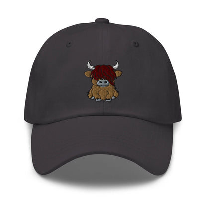 Scottish Highland Cow Embroidered Dad Hat - The Global Wanderer