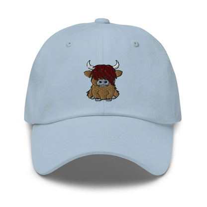 Scottish Highland Cow Embroidered Dad Hat - The Global Wanderer