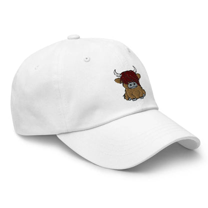 Scottish Highland Cow Embroidered Dad Hat - The Global Wanderer