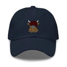Scottish Highland Cow Embroidered Dad Hat - The Global Wanderer