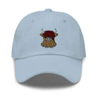Scottish Highland Cow Embroidered Dad Hat - The Global Wanderer