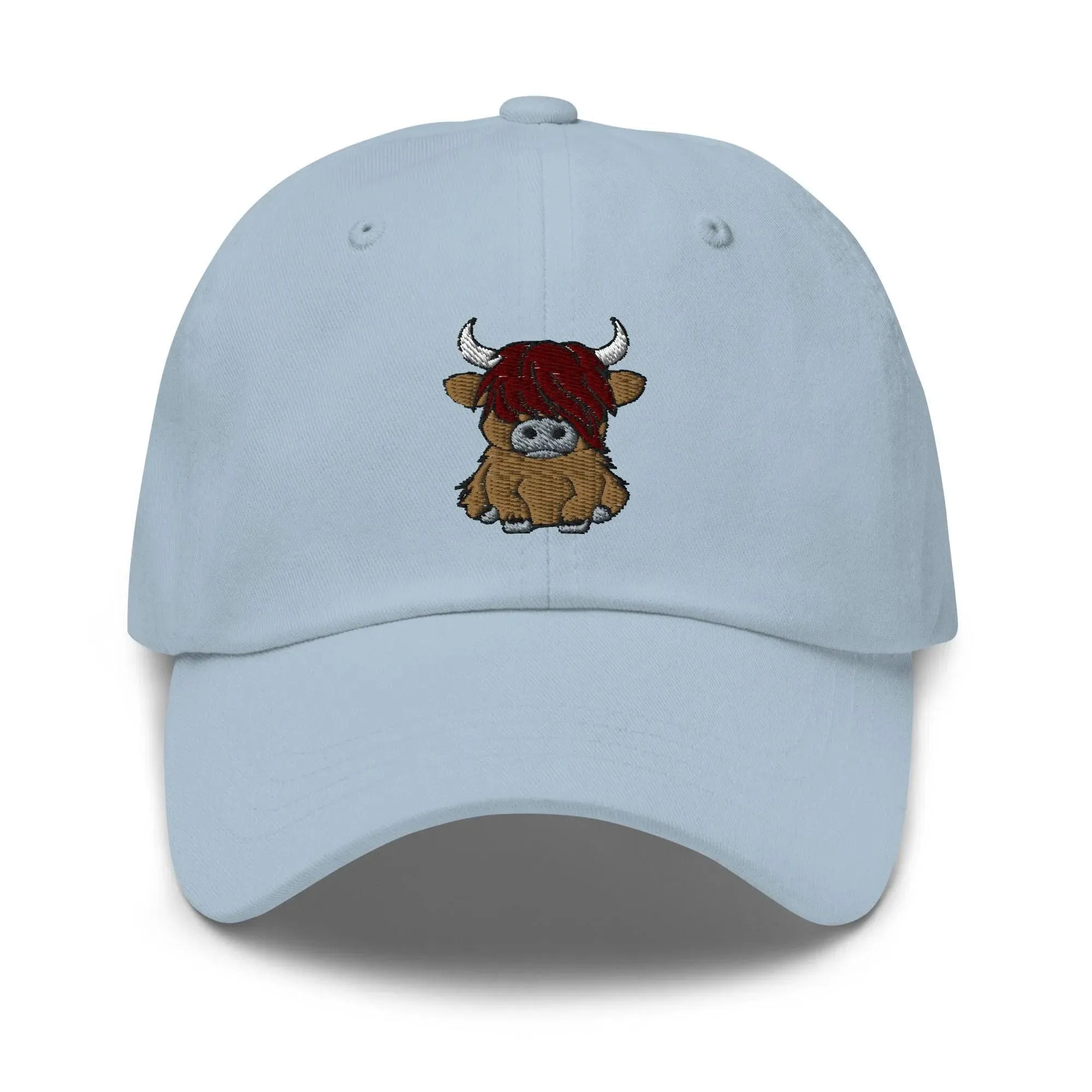 Scottish Highland Cow Embroidered Dad Hat - The Global Wanderer