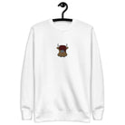 Scottish Highland Cow Sweatshirt - Embroidered - The Global Wanderer