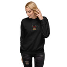 Scottish Highland Cow Sweatshirt - Embroidered - The Global Wanderer