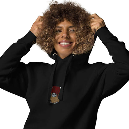 Scottish Higland Cow Embroidered Hoodie - The Global Wanderer