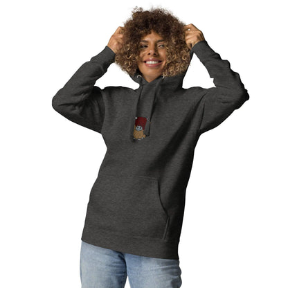 Scottish Higland Cow Embroidered Hoodie - The Global Wanderer