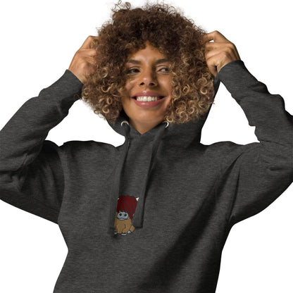 Scottish Higland Cow Embroidered Hoodie - The Global Wanderer