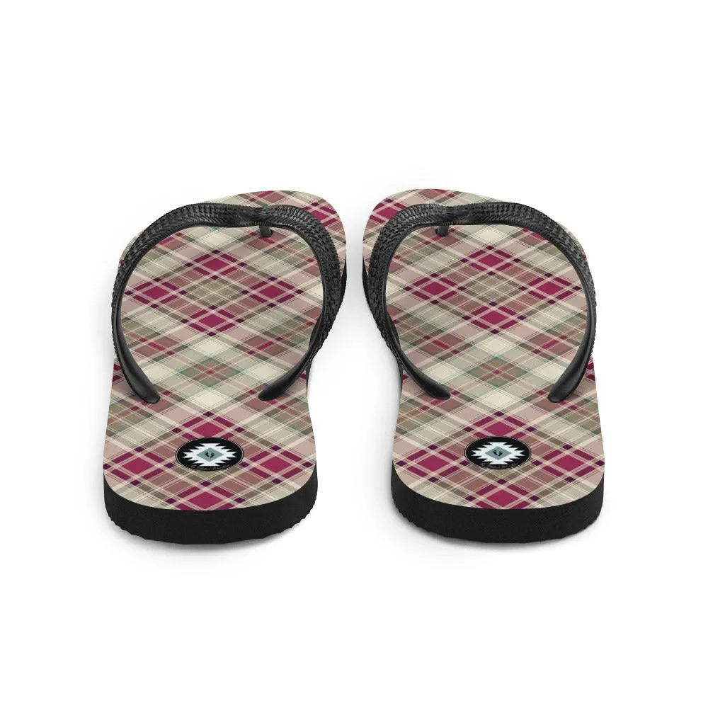 Scottish Plaid Flip Flops - The Global Wanderer