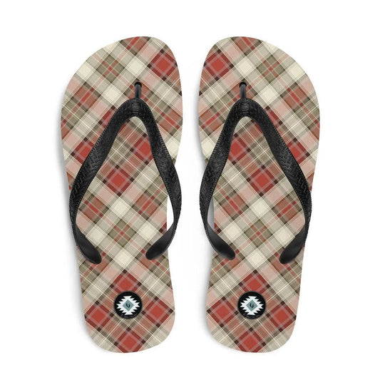 Scottish Plaid Flip Flops - The Global Wanderer