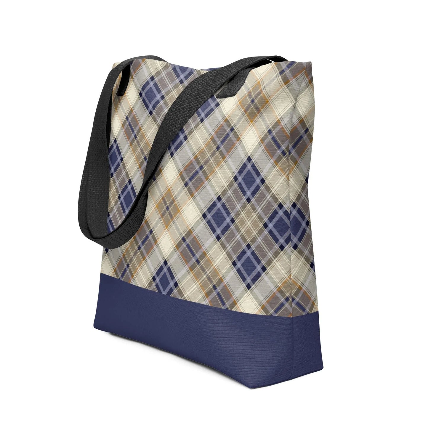 Scottish Plaid Print Tote Bag - The Global Wanderer