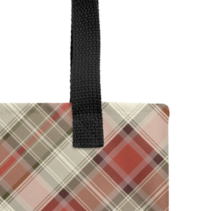 Scottish Plaid Print Tote Bag - The Global Wanderer