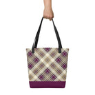 Scottish Plaid Print Tote Bag - The Global Wanderer