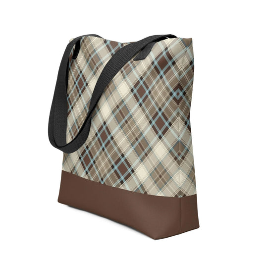 Scottish Plaid Print Tote Bag - The Global Wanderer