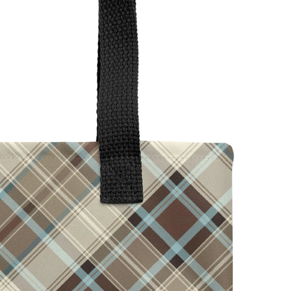 Scottish Plaid Print Tote Bag - The Global Wanderer