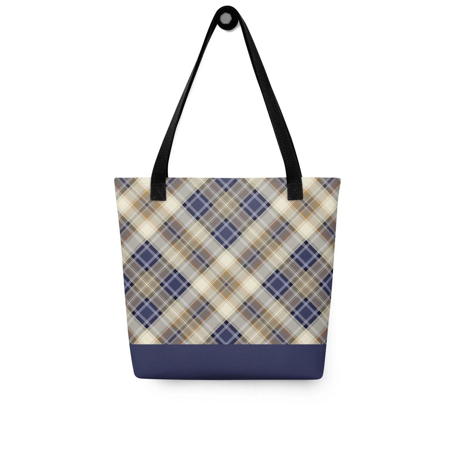 Scottish Plaid Print Tote Bag - The Global Wanderer