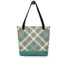 Scottish Plaid Print Tote Bag - The Global Wanderer