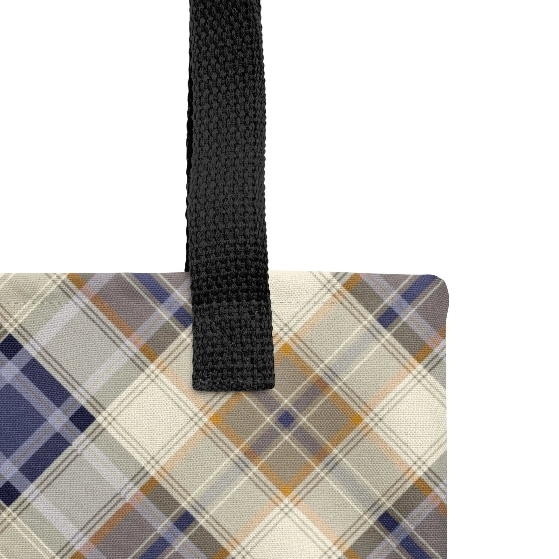 Scottish Plaid Print Tote Bag - The Global Wanderer