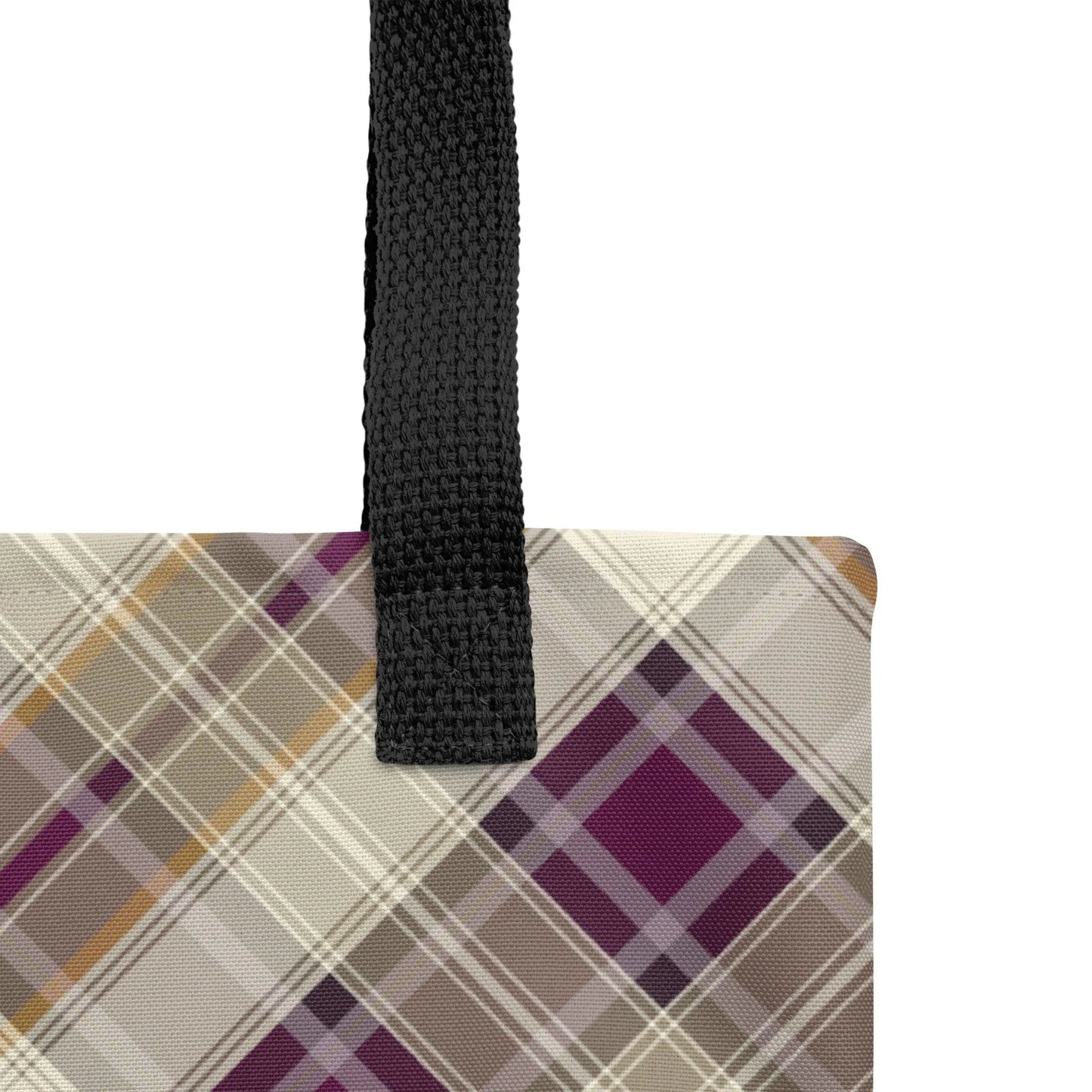 Scottish Plaid Print Tote Bag - The Global Wanderer