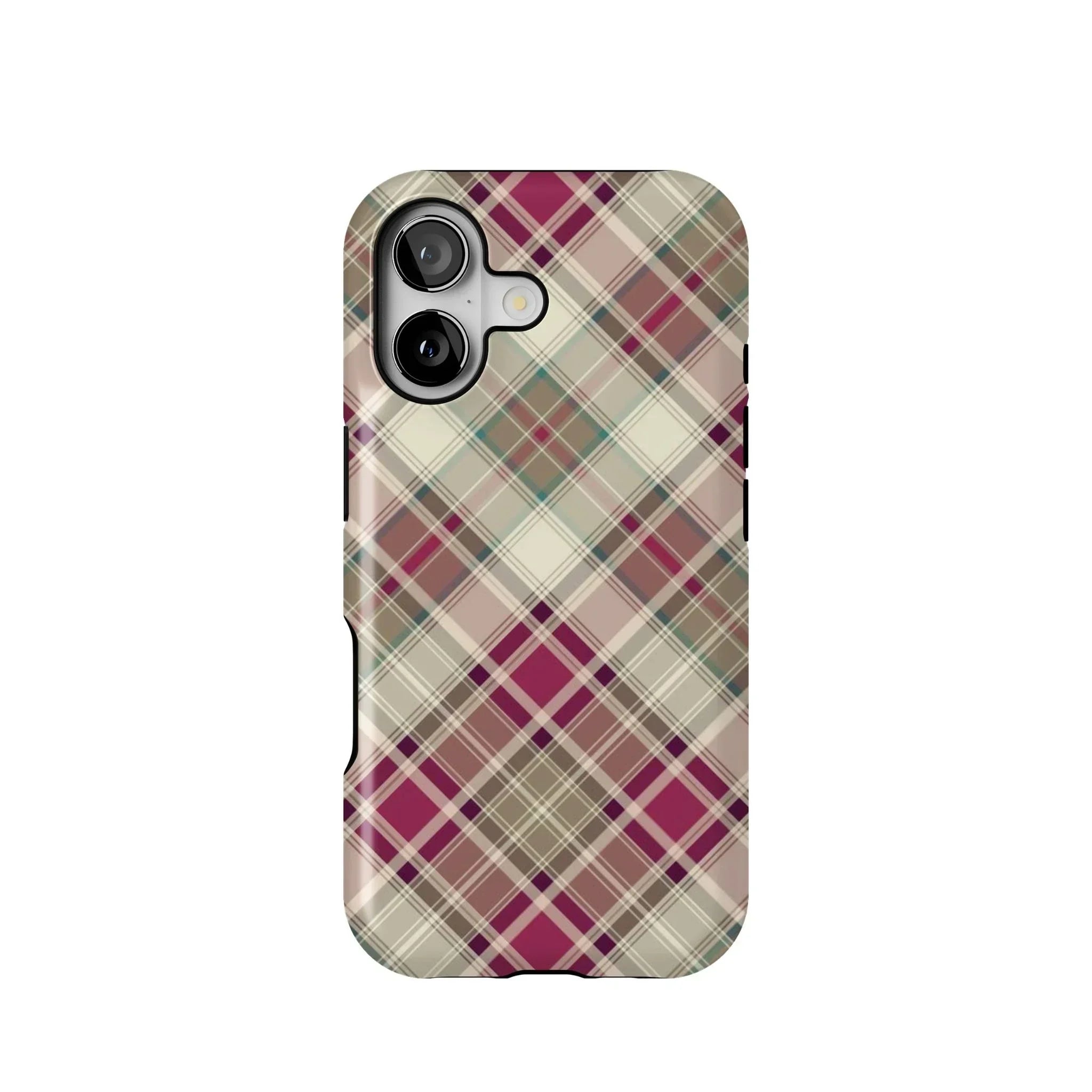 Scottish Plaid Print Tough MagSafe iPhone Case - The Global Wanderer