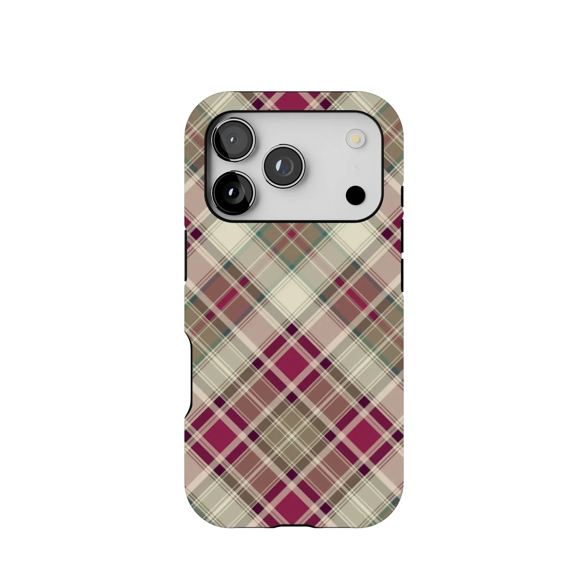 Scottish Plaid Print Tough MagSafe iPhone Case - The Global Wanderer