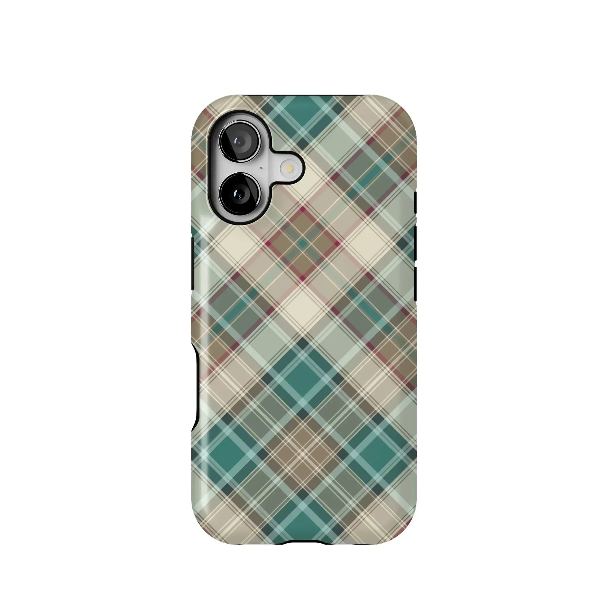 Scottish Plaid Print Tough MagSafe iPhone Case - The Global Wanderer