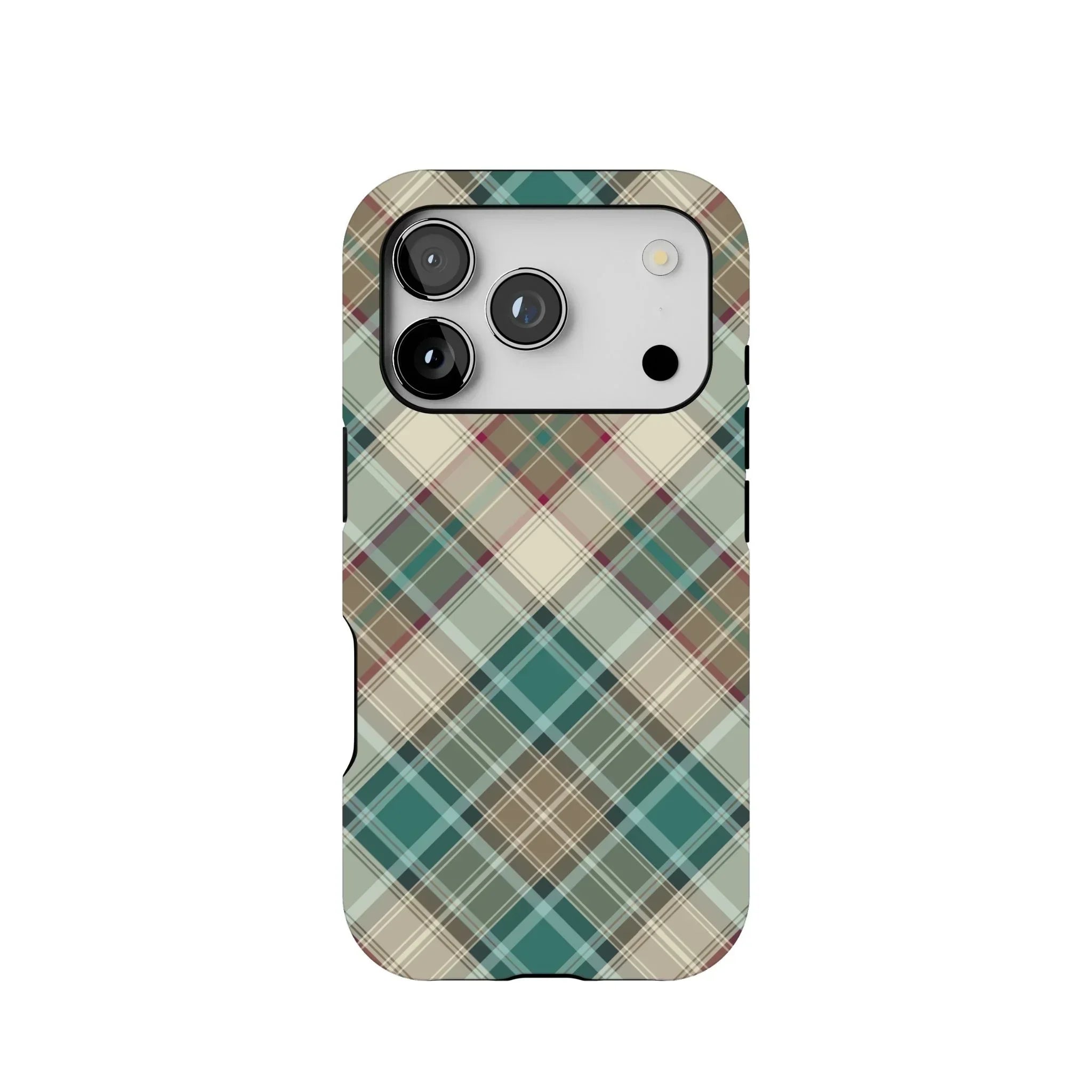Scottish Plaid Print Tough MagSafe iPhone Case - The Global Wanderer