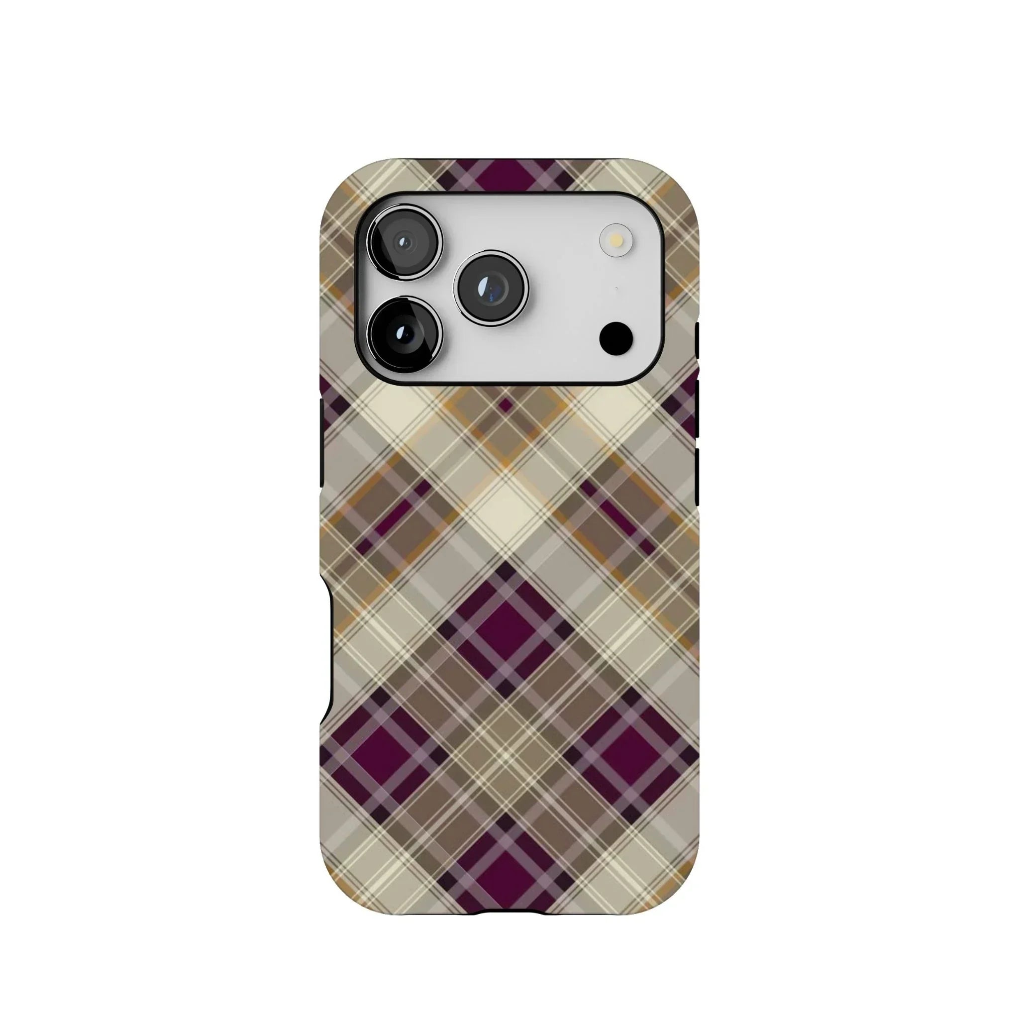 Scottish Plaid Print Tough MagSafe iPhone Case - The Global Wanderer