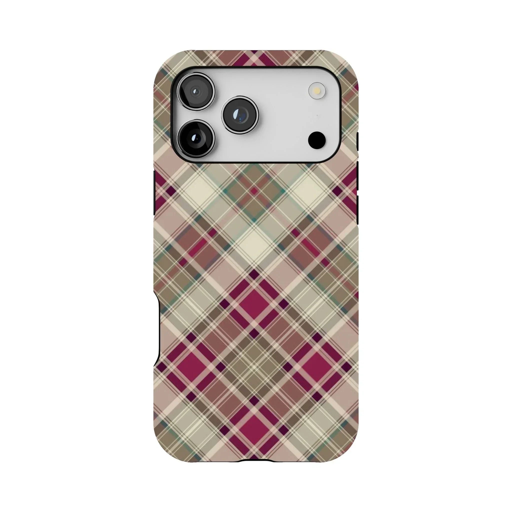 Scottish Plaid Print Tough MagSafe iPhone Case - The Global Wanderer