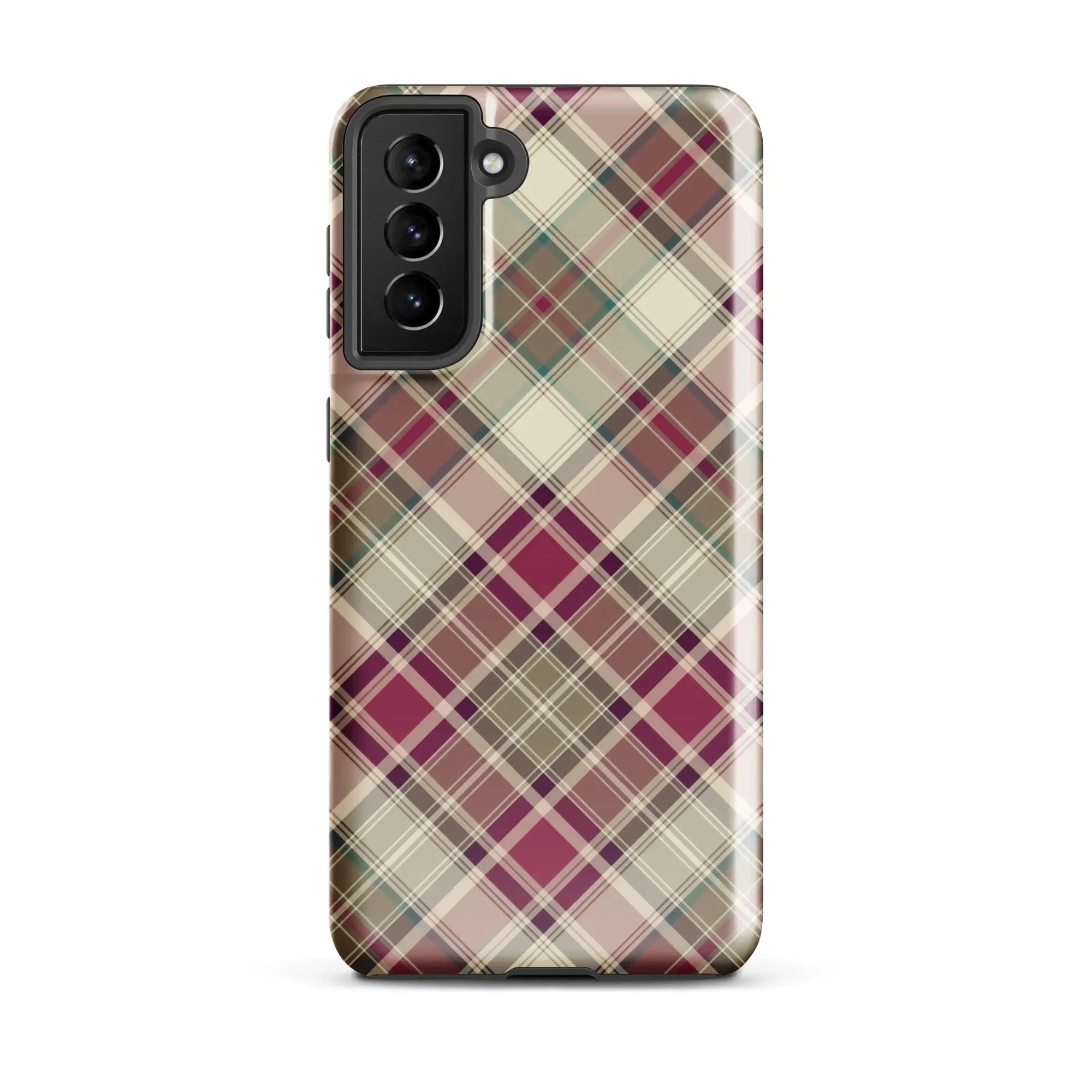 Scottish Plaid Print Tough Samsung® Case - The Global Wanderer