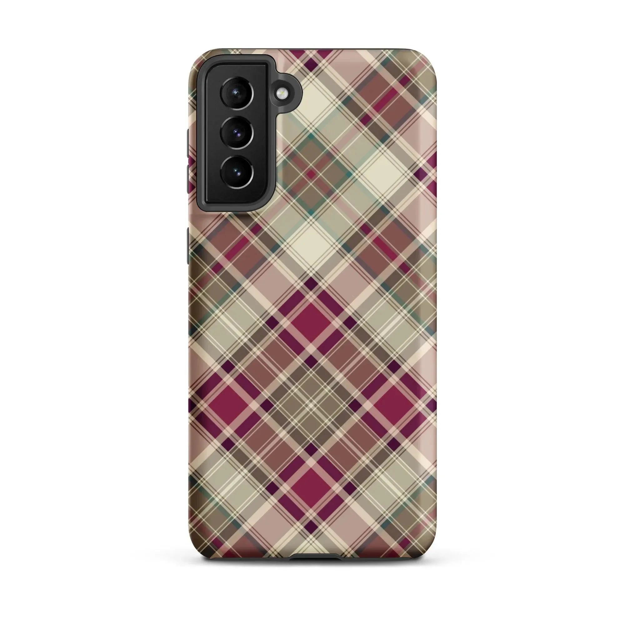 Scottish Plaid Print Tough Samsung® Case - The Global Wanderer