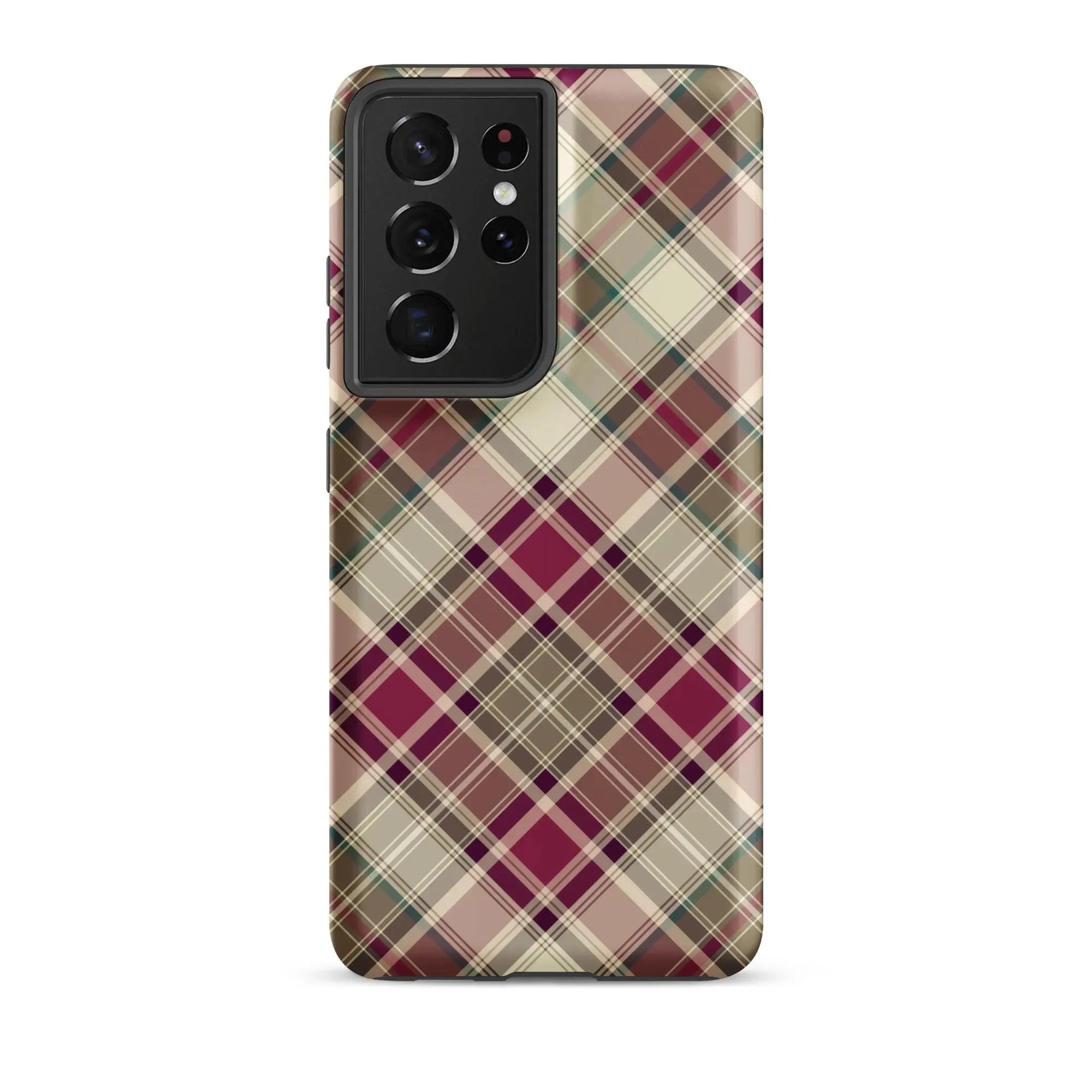 Scottish Plaid Print Tough Samsung® Case - The Global Wanderer