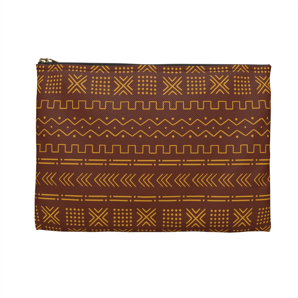 Ségou Clay Mud Cloth Flat Pouch - The Global Wanderer