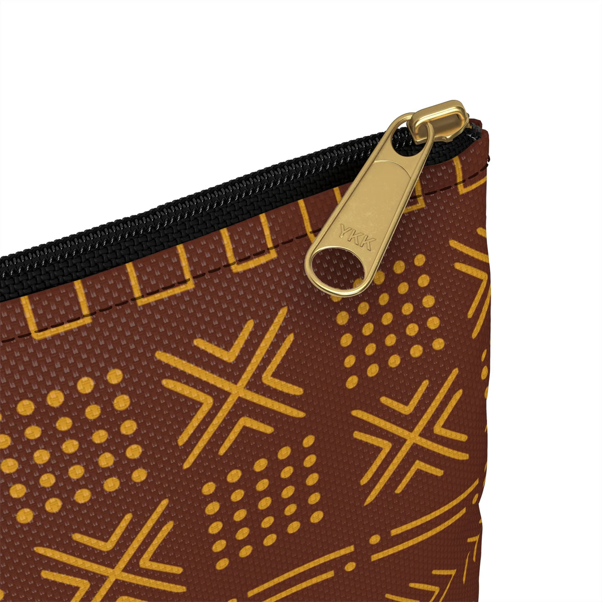 Ségou Clay Mud Cloth Flat Pouch - The Global Wanderer