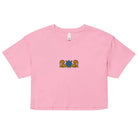 Sicilian Tile Embroidered Cropped T-Shirt - The Global Wanderer