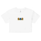 Sicilian Tile Embroidered Cropped T-Shirt - The Global Wanderer