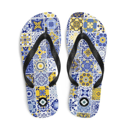 Sicilian Tile Flip Flops - The Global Wanderer