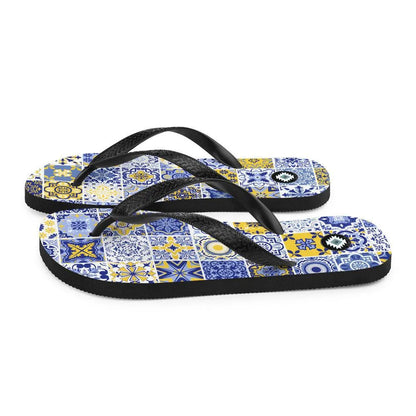 Sicilian Tile Flip Flops - The Global Wanderer