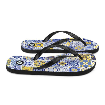 Sicilian Tile Flip Flops - The Global Wanderer