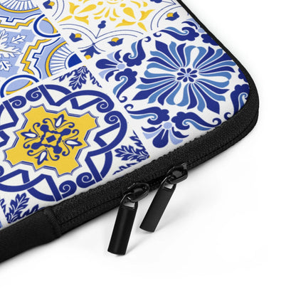 Sicilian Tile Laptop Case - The Global Wanderer