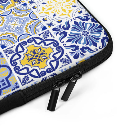 Sicilian Tile Laptop Case - The Global Wanderer