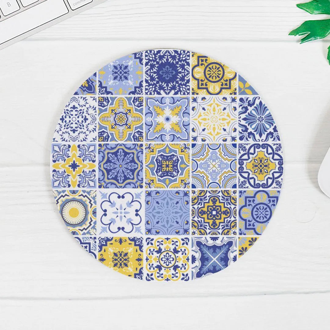 Sicilian Tile Mouse Pad - The Global Wanderer