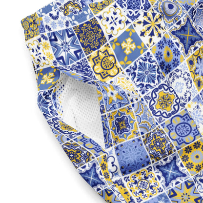 Sicilian Tile Recycled Men's Swim Trunks - The Global Wanderer