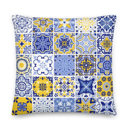 Sicilian TIle Throw Pillow - The Global Wanderer