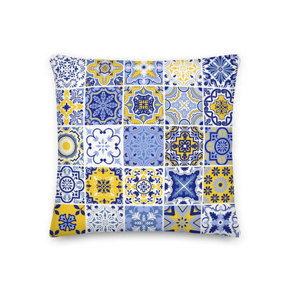 Sicilian TIle Throw Pillow - The Global Wanderer