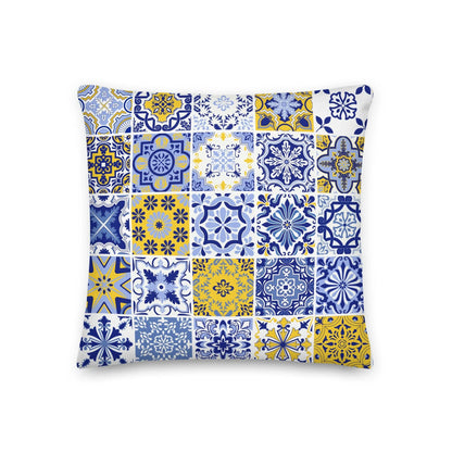 Sicilian TIle Throw Pillow - The Global Wanderer