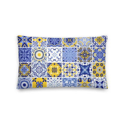 Sicilian TIle Throw Pillow - The Global Wanderer