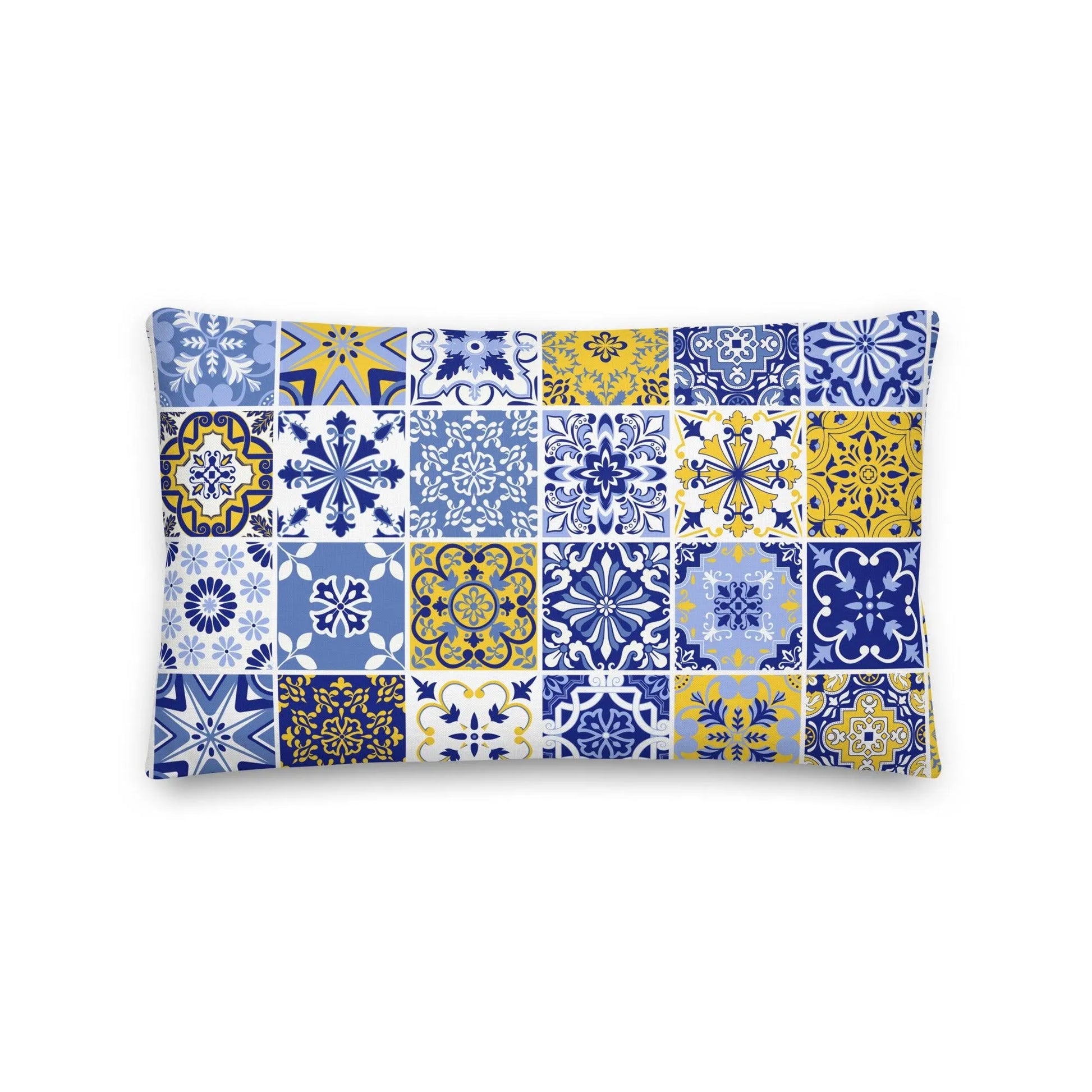 Sicilian TIle Throw Pillow - The Global Wanderer