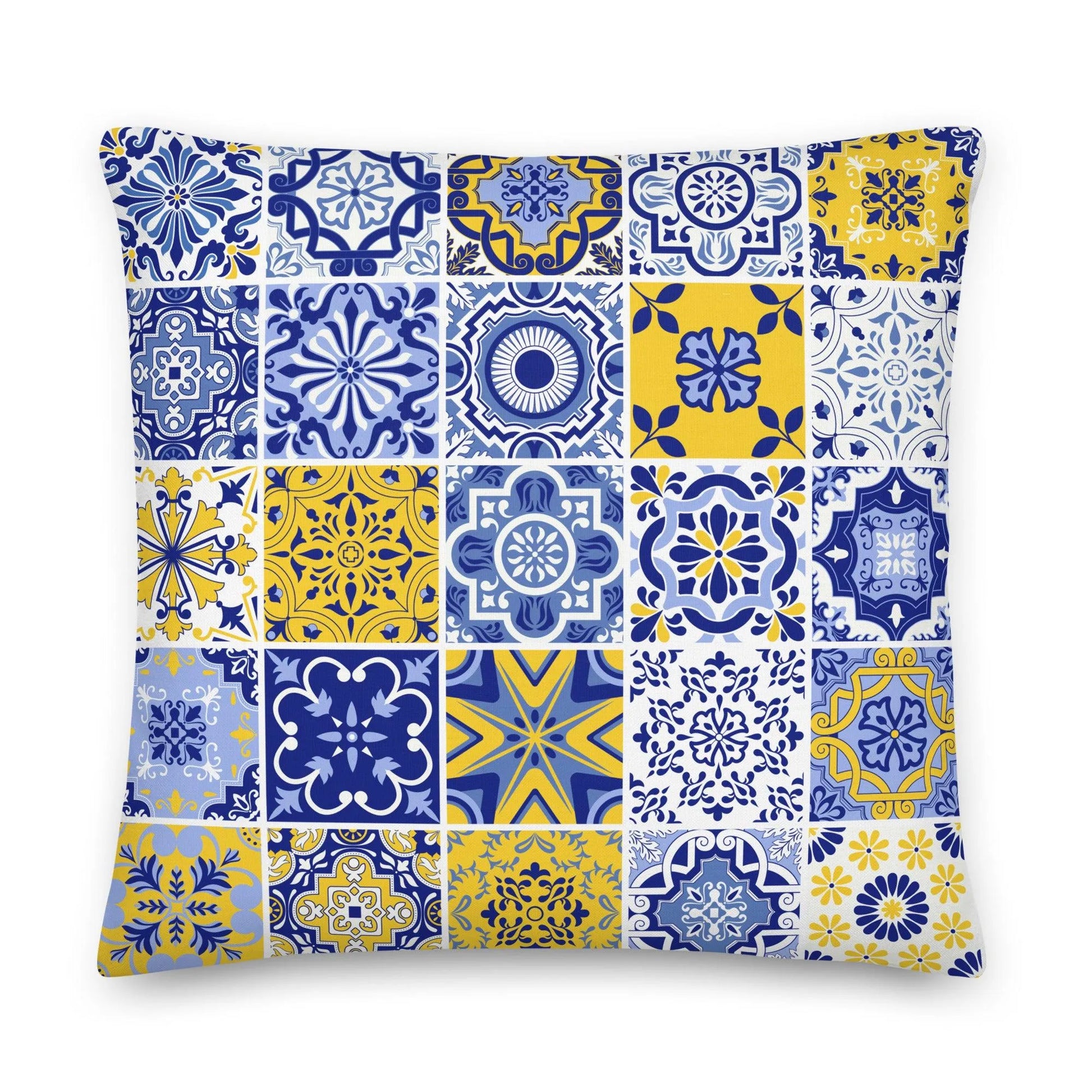 Sicilian TIle Throw Pillow - The Global Wanderer